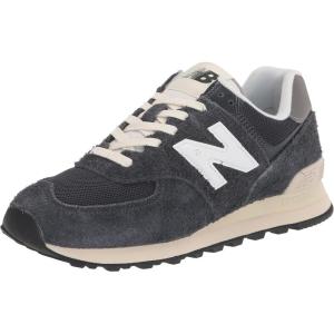 imageNew Balance Kids 574 V1 LaceUp SneakerBlackWhite