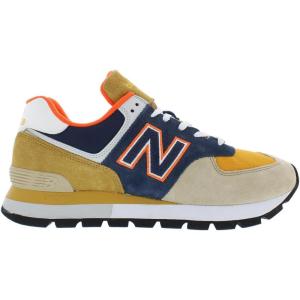 imageNew Balance Kids 574 V1 LaceUp SneakerBrownBlue