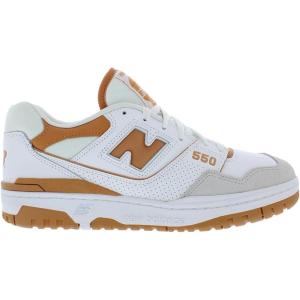 imageNew Balance Kids 574 V1 LaceUp SneakerPure WhiteBrownWhite