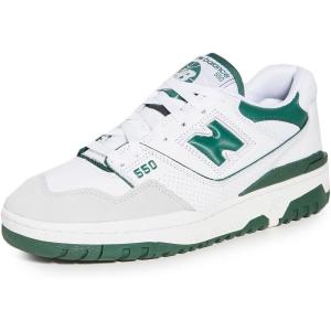 imageNew Balance Kids 574 V1 LaceUp SneakerWhiteTeam Forest Green
