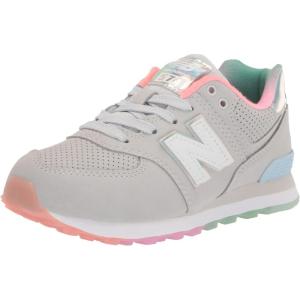 imageNew Balance Kids 574 V1 Lifestyle SneakerSummer FogLemon HazeUv Glo