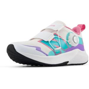 imageNew Balance Kids DynaSoft Reveal V4 Boa Running ShoeWhiteViolet CrushCyber Jade