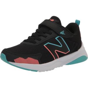 imageNew Balance Kids Dynasoft 545 V1 Hook and Loop Running ShoeBlackGrapefruitSummer Aqua