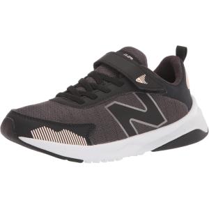 imageNew Balance Kids Dynasoft 545 V1 Hook and Loop Running ShoeBlackOyster PinkChampagne Metallic