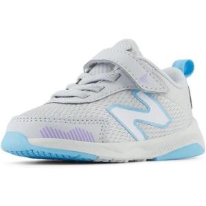 imageNew Balance Kids Dynasoft 545 V1 Hook and Loop Running ShoeGraniteLilac GloTeam Sky Blue