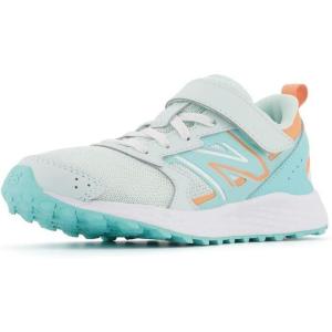 imageNew Balance Kids Fresh Foam 650 V1 Bungee Lace with Top Strap Running ShoeLight SurfPeach GlazeSurf