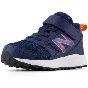 imageNew Balance Kids Fresh Foam 650 V1 Bungee Lace with Top Strap Running ShoeNb NavyBlue OasisTeam Orange