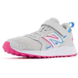 imageNew Balance Kids Fresh Foam 650 V1 Bungee Lace with Top Strap Running ShoeSummer FogHipinkVibrant Sky
