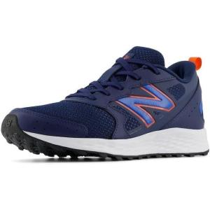 imageNew Balance Kids Fresh Foam 650 V1 Laceup Running ShoeNb NavyBlue OasisTeam Orange