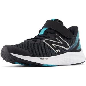 imageNew Balance Kids Fresh Foam Arishi V4 Hook ampamp Loop Running ShoesBlackVirtual BluePhantom