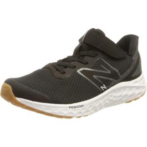 imageNew Balance Kids Fresh Foam Arishi V4 Hook ampamp Loop Running ShoesBlackWhite