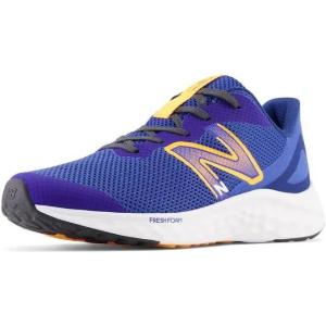 imageNew Balance Kids Fresh Foam Arishi V4 Laceup Running ShoesMarine BlueHot MarigoldWhite