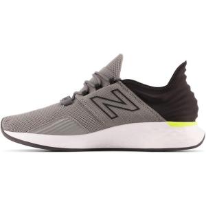 imageNew Balance Kids Fresh Foam Roav V1 Laceup Running Shoe Black 7Harbor GreyNeon DragonflyCosmic Pineapple