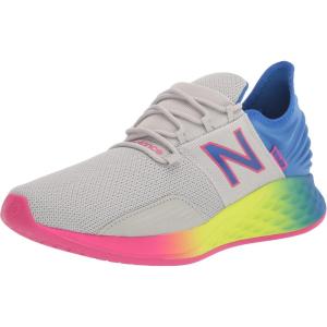 imageNew Balance Kids Fresh Foam Roav V1 Laceup Running ShoeLight AluminumCobalt