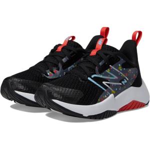 imageNew Balance Kids Rave Run V2 LaceUp Running ShoesBlackBlast Red