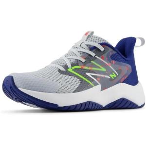 imageNew Balance Kids Rave Run V2 LaceUp Running ShoesGraniteInkwellPixel Green