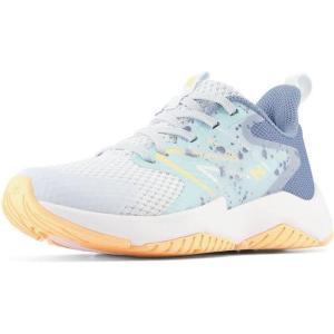 imageNew Balance Kids Rave Run V2 LaceUp Running ShoesIce BlueBright CyanSolar Flare