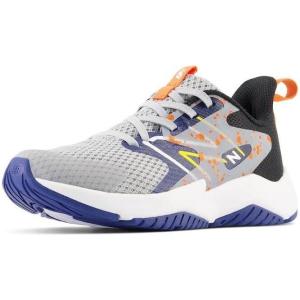 imageNew Balance Kids Rave Run V2 LaceUp Running ShoesRain CloudNight SkyBlaze Orange