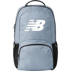 imageNew Balance Laptop Backpack Team Travel Sports Gym Bag for Men and Women Grey 18 InchGrey