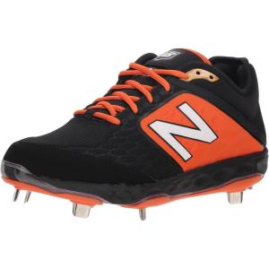 imageNew Balance Mens 3000 V4 Metal Baseball ShoeBlackOrange