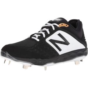 imageNew Balance Mens 3000 V4 Metal Baseball ShoeBlackWhite