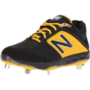 imageNew Balance Mens 3000 V4 Metal Baseball ShoeBlackYellow