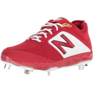 imageNew Balance Mens 3000 V4 Metal Baseball ShoeRedWhite