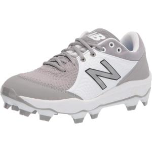 imageNew Balance Mens 3000 V5 Molded Baseball ShoeGreyWhite