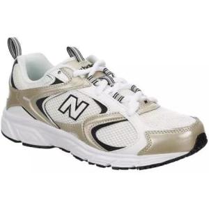 imageNew Balance Mens 408 V1 SneakerSea SaltWhiteLight Gold Metallic