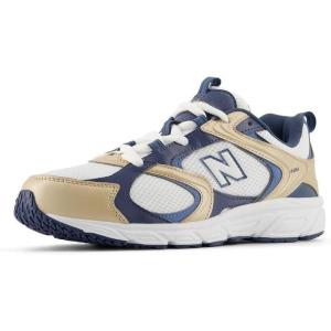 imageNew Balance Mens 408 V1 SneakerWhiteGold MetallicVintage Indigo