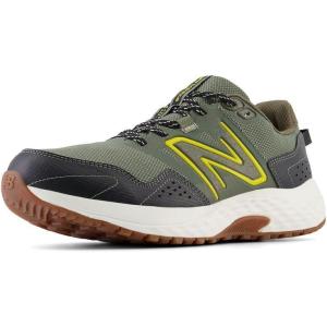 imageNew Balance Mens 410 V8 Trail Running ShoeDark OlivineGinger LemonBlack