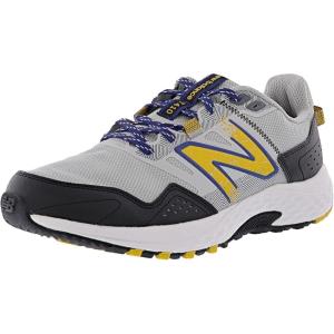 imageNew Balance Mens 410 V8 Trail Running ShoeGrey MatterBlue OysterBaroque Gold