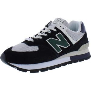 imageNew Balance Mens 574 Core SneakerBlackWhiteblack