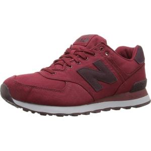 imageNew Balance Mens 574 V1 Canvas SneakerBiking RedBiking Red
