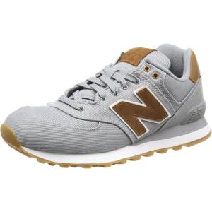 imageNew Balance Mens 574 V1 Canvas SneakerGreyBrown