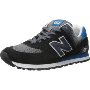 imageNew Balance Mens 574 V1 CoreBlackBlueGrey