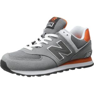 imageNew Balance Mens 574 V1 CoreGreyOrange