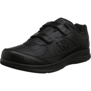 imageNew Balance Mens 577 V1 Hook and Loop Walking ShoeBlackBlack