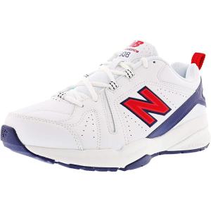 imageNew Balance Mens 608 V5 Casual Comfort Cross TrainerWhiteRed