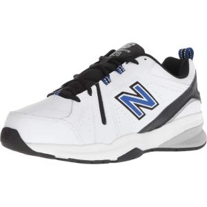 imageNew Balance Mens 608 V5 Casual Comfort Cross TrainerWhiteTeam RoyalBlack