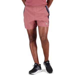 imageNew Balance Mens Accelerate 5 Inch Short 22Washed Burgundy