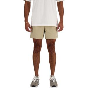imageNew Balance Mens Athletics Stretch Woven Short 5quotStoneware