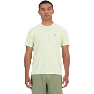 imageNew Balance Mens Athletics TShirtLime Light Heather