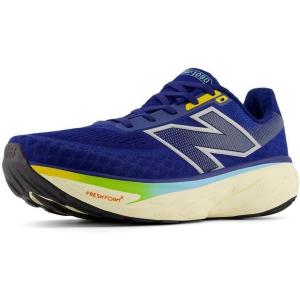 imageNew Balance Mens Fresh Foam X 1080 V14 Running ShoeInkwellSilver MetallicGinger Lemon