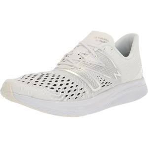 imageNew Balance Mens FuelCell Supercomp Pacer V1 Running ShoeWhiteWhite IridescentSilver Metalic