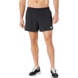 imageNew Balance Mens Impact Run 5 Inch Short Blue SmallBlack