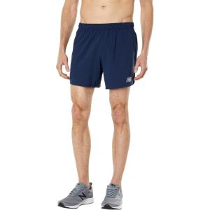 imageNew Balance Mens Impact Run 5 Inch Short Blue SmallNatural Indigo