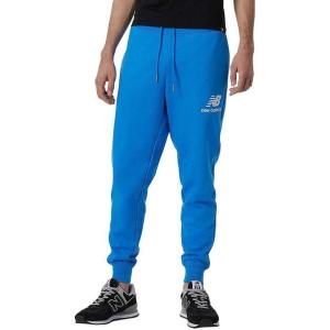 imageNew Balance Mens NB Essentials Stacked Logo SweatpantSerene Blue