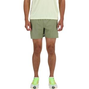 imageNew Balance Mens RC Short 5quotDark Olivine