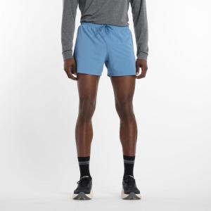 imageNew Balance Mens RC Short 5quotShoreline Blue